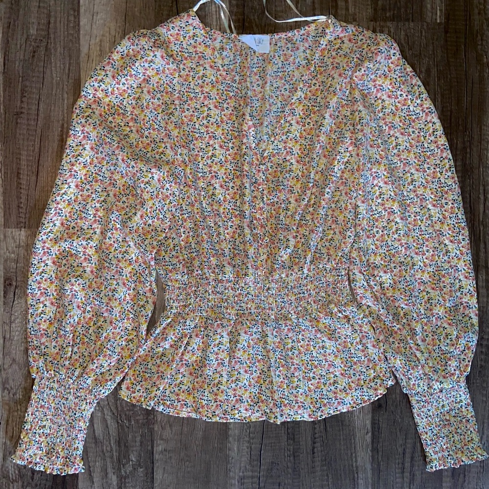Sienna sky blouse